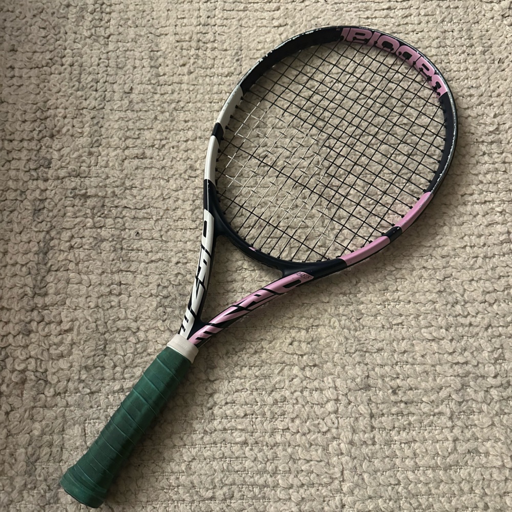 Babolat Pure 25 Tennis Racket navy, white and pink